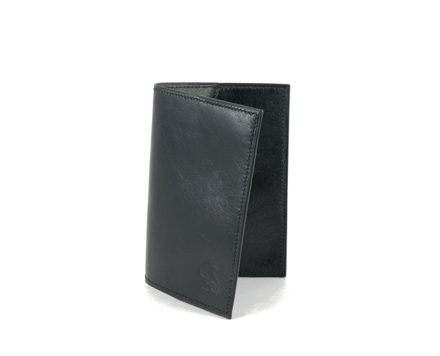 Pochette pour passeport RYOKO Noir Brillant