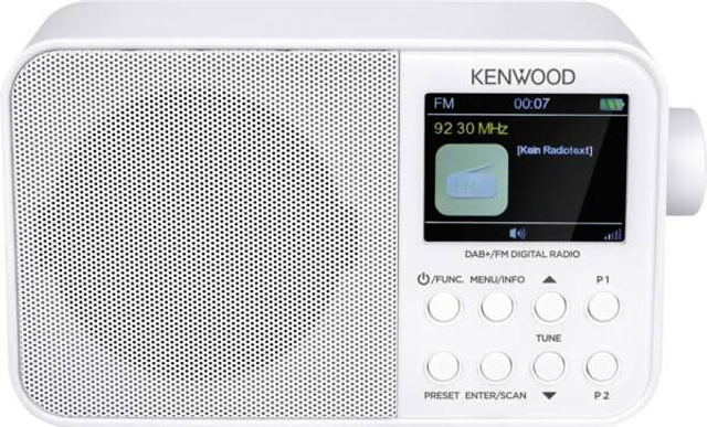 Kenwood Design-Radio CR-M30DAB-W Weiss