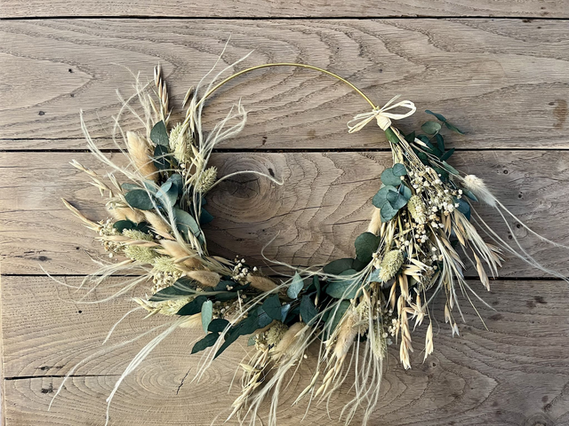 Couronne florale Naturelle Taille M