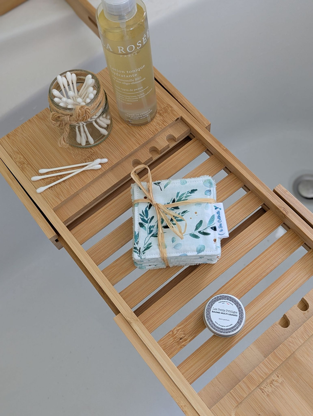 Ensemble de 8 carrés visage - Aqua