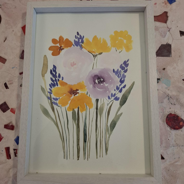 Lale-38 cadre aquarelle A4