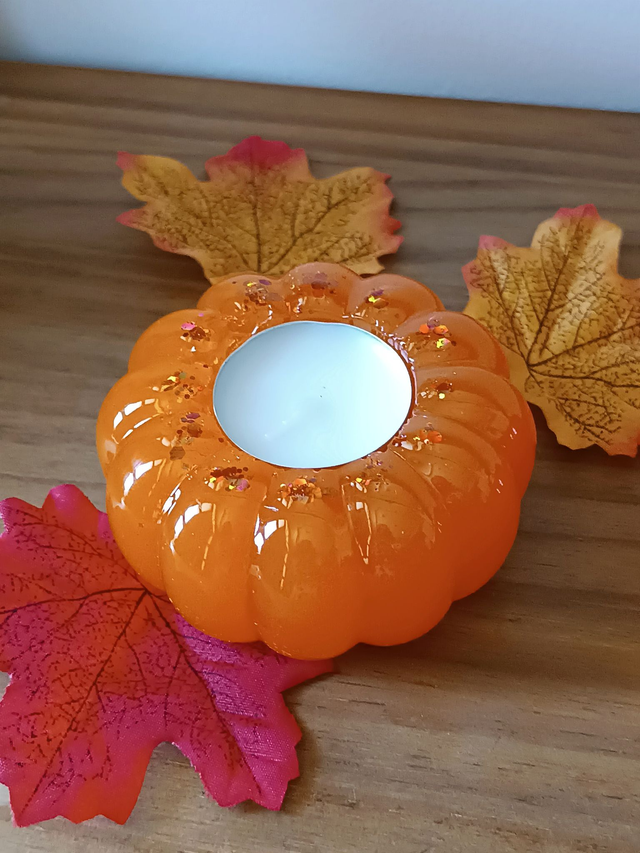 Portavelas de Calabaza
