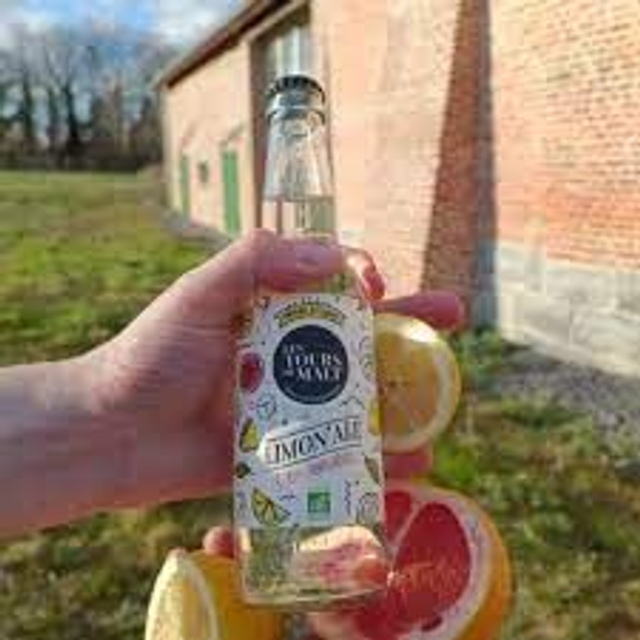 Limonade artisanale Citron-pamplemousse 33cl Tour du Malt