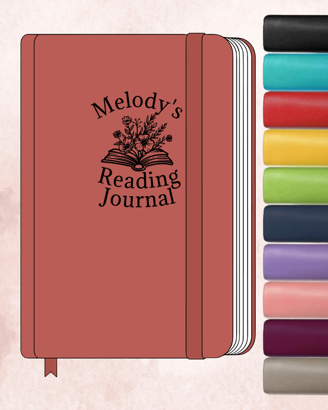 Personalised Vegan Leather A5 Bullet Journal