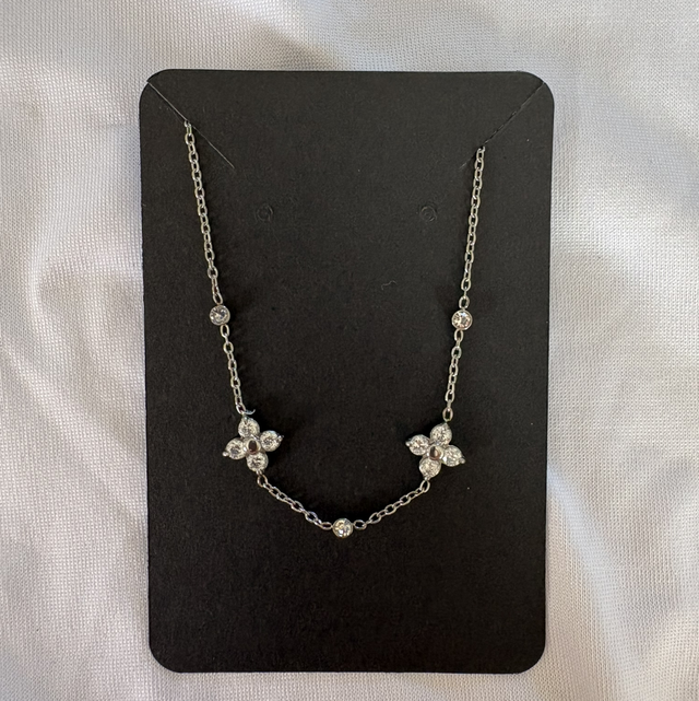 Bracelet strass argenté 16-21 cm