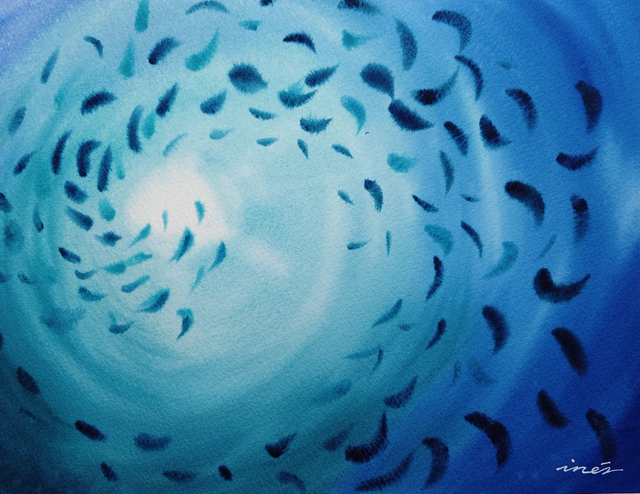 Subida a la superfice - 18 x 24 cm DISPONIBLE EN MERKARTE 