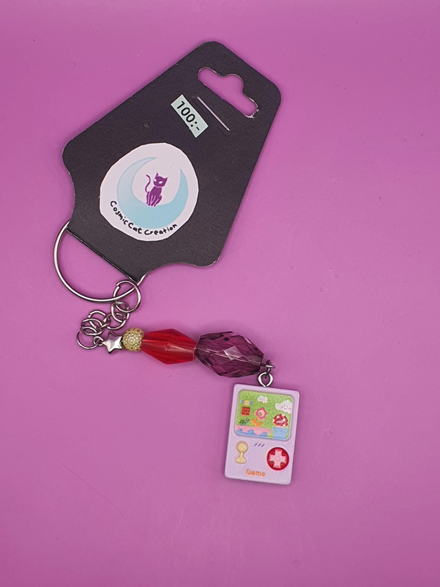 Keychain Gameboy Purple 