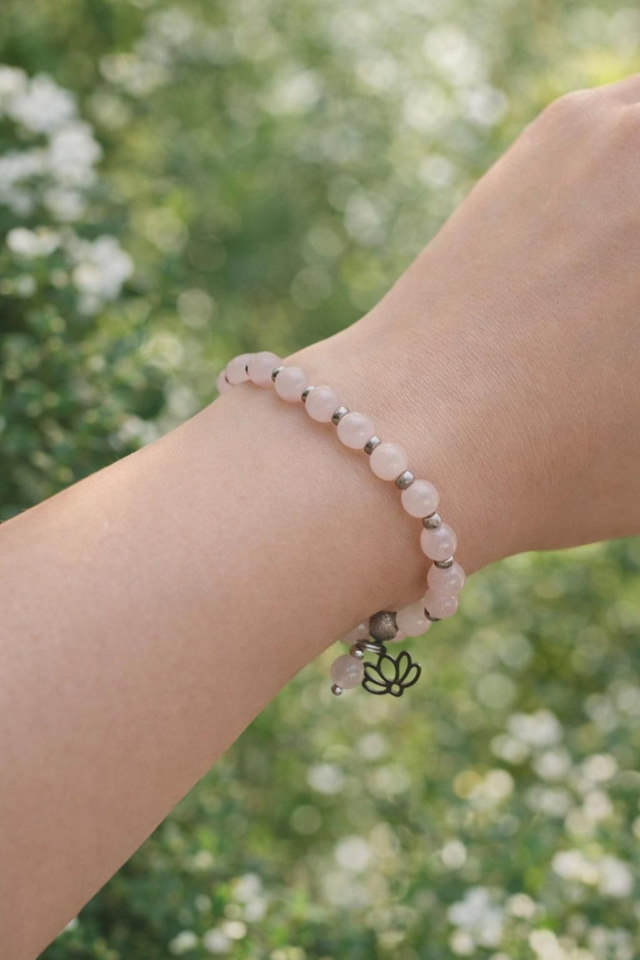Bracelet Quartz Rose - Amour inconditionnel