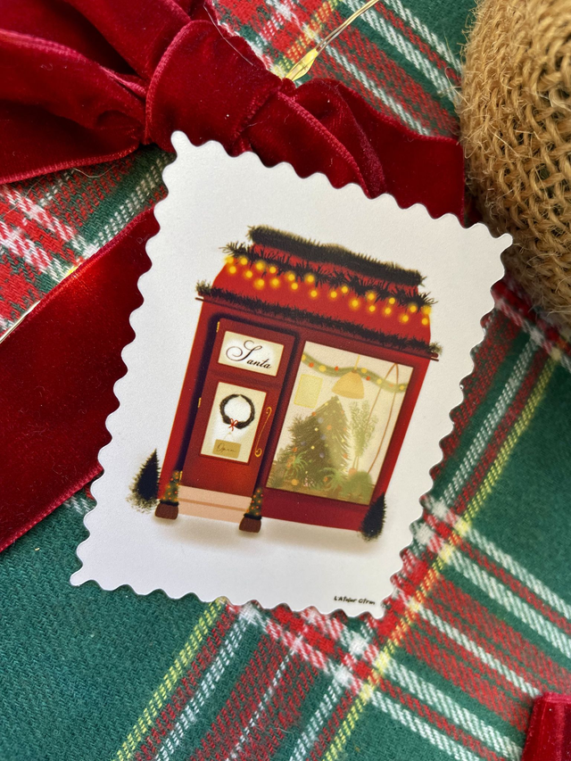 Mini carte de Noël - La boutique Santa