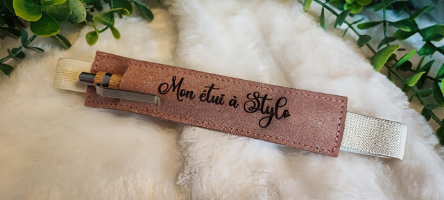 Étui à stylo personnalisé en simili cuir – Élégant &amp; pratique