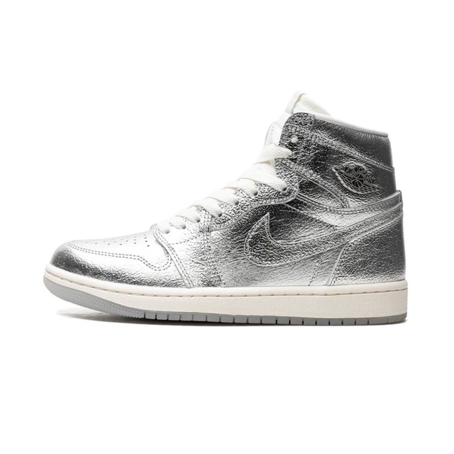 Air Jordan 1 Mid SE WMNS Metallic Silver
