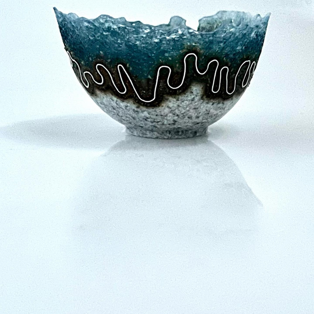 Pate de verre reactions bowl