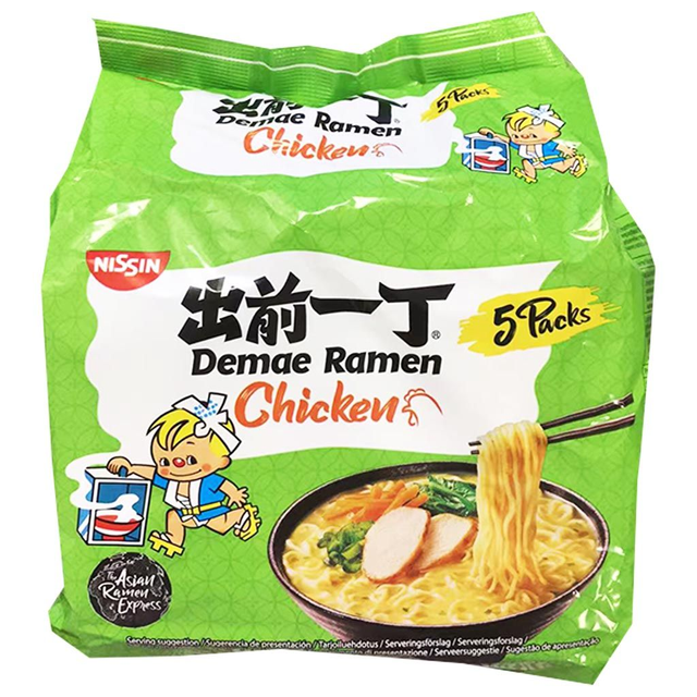 Nissin Noodles Chicken Pack Of 5x 100g 出前一丁 Japanese