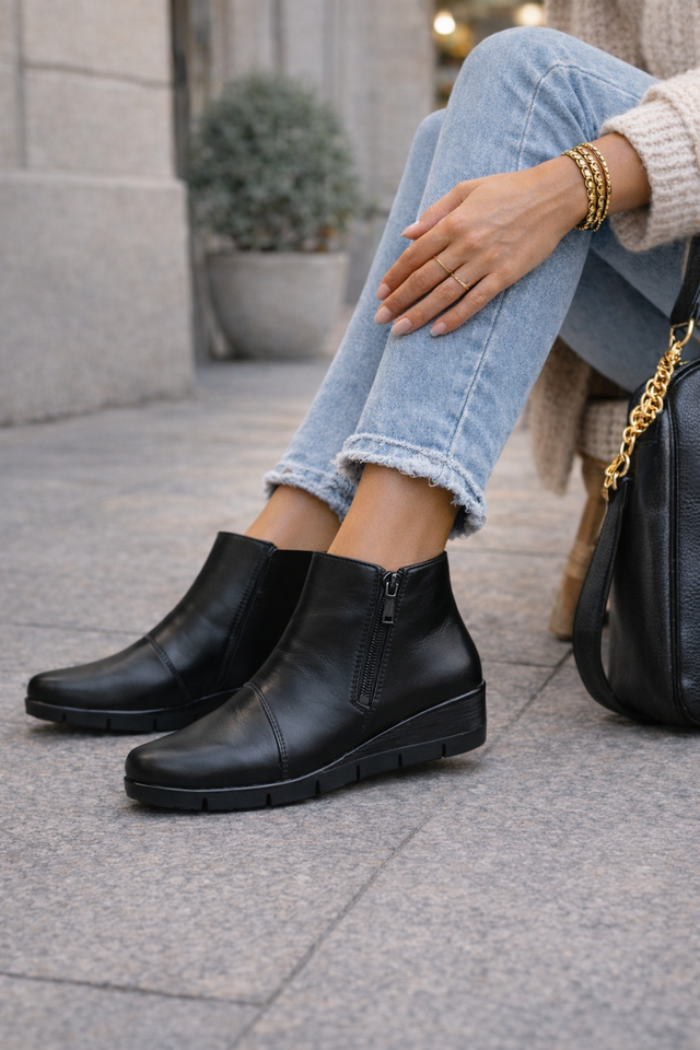 Bottillon Saragosse Anatonic 38 – Cuir souple, confort &amp; élégance femme