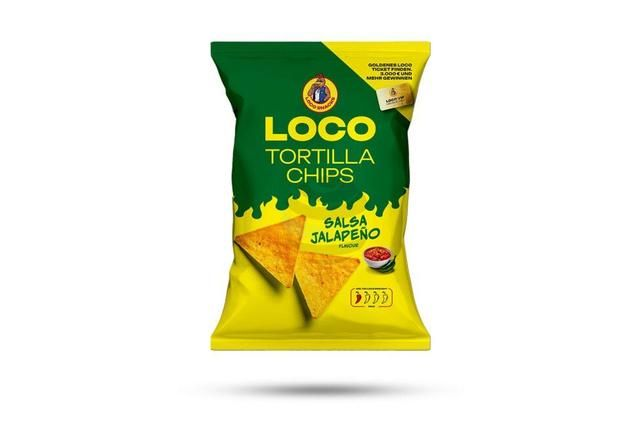 Loco Snacks Tortilla Chips - Salsa Jalapeno 100g