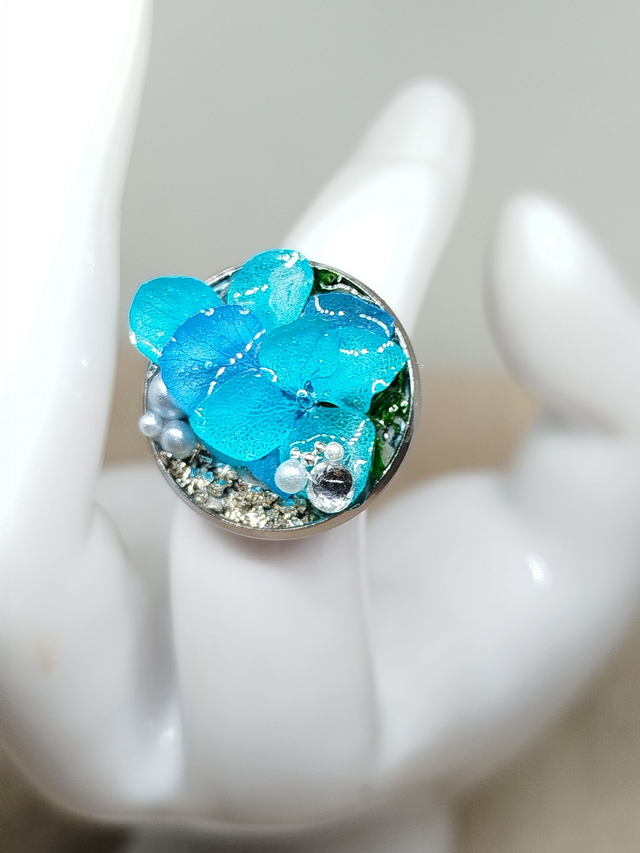 Bague Sissi coloris bleu