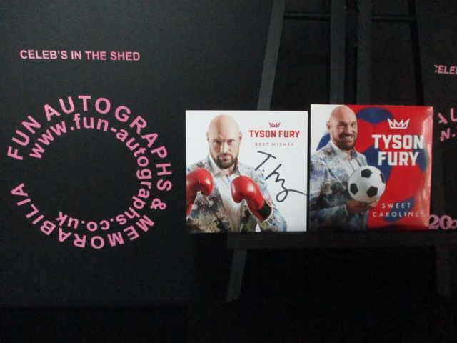 Tyson Fury - 'Sweet Caroline' Single + Authentic Autographed Single Insert Card (20)