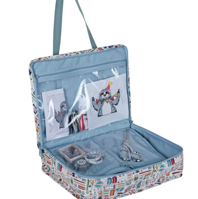 “Sewing Notions” Sewing Bag, Project Pouch, and Needlecase.