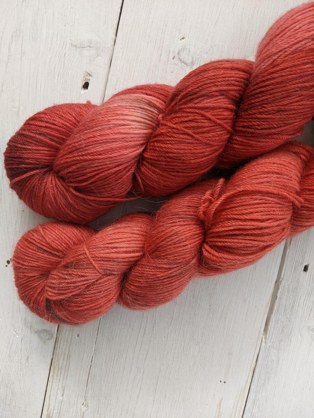 Merino Alpaca 4ply Red Squirrel100g/400m