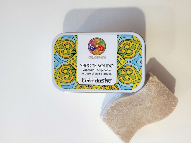 Sapone Solido Sandalo e Spezie – saponetta con olio di Zucca by Anima Serena 85 gr