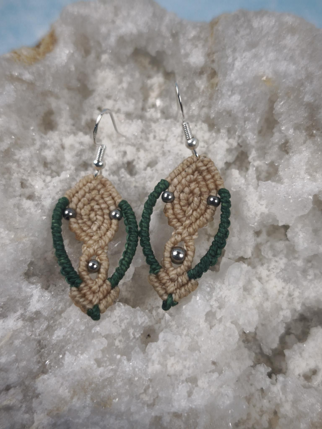 Boucles possible collier aventurine verte