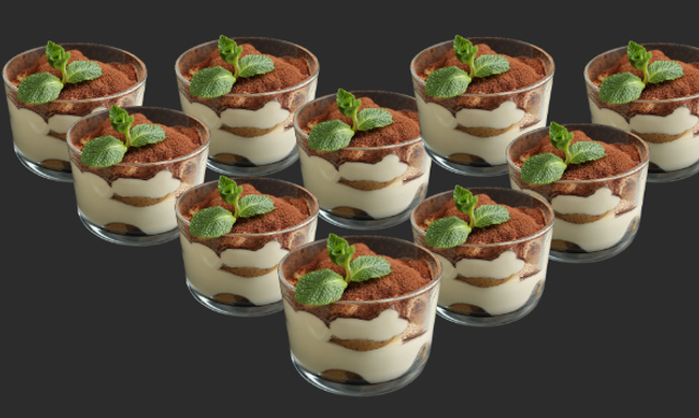 Tirami- pestacio  10 stück