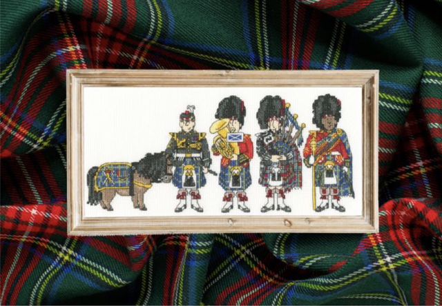 Flower of Scotland cross stitch kit by Bothy Threads