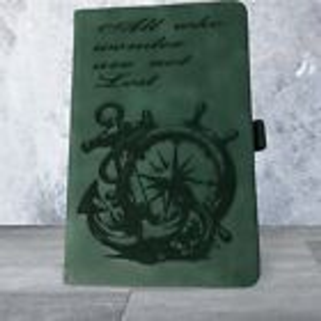 A6 Green Note Book - All Who Wonder are not Lost