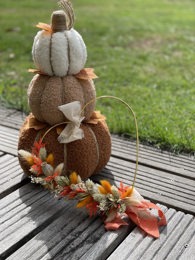 Couronne cœur "Éclat d’Automne"