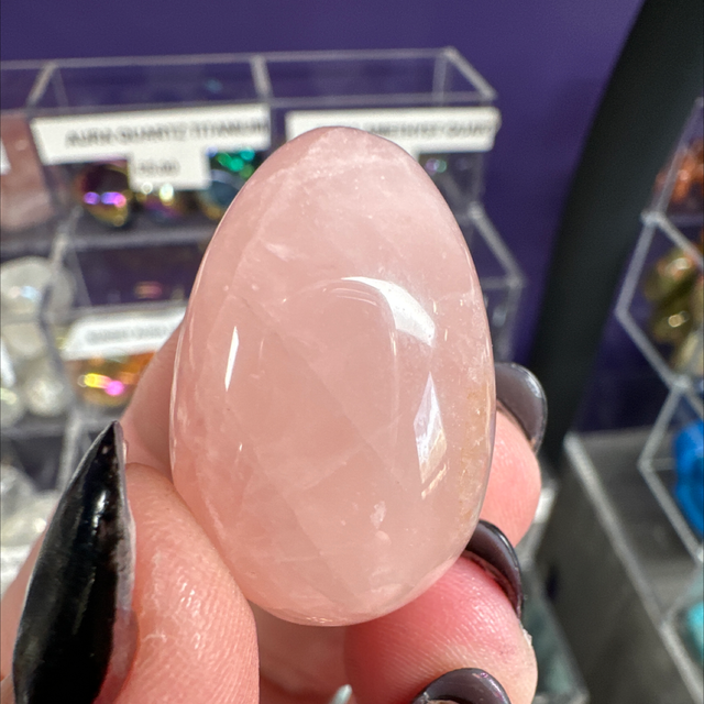 Rose Quartz Mini Egg