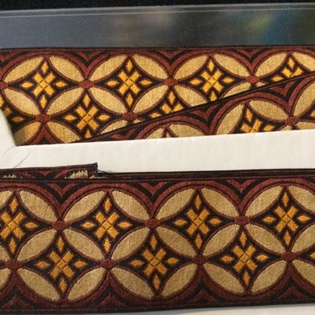 Trim - Brown Brocade 