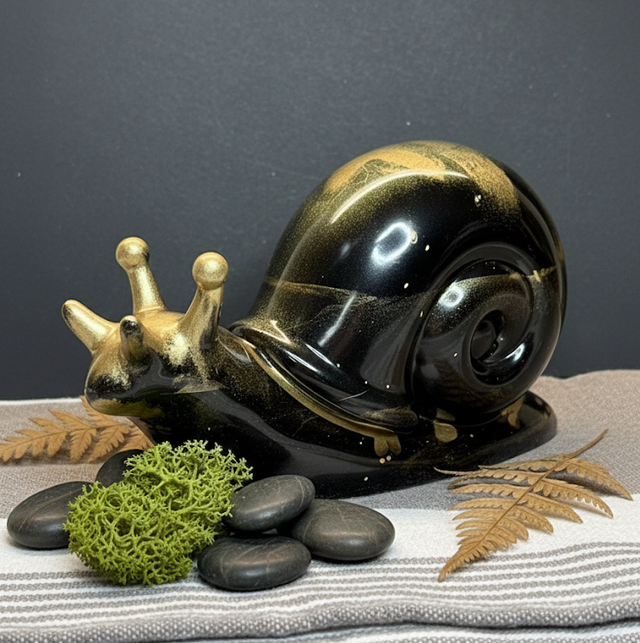 Escargot XXL Volutes Dorées