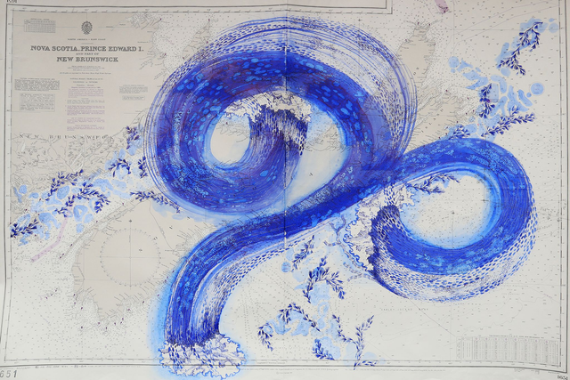 La houle interieure / Collection Minä &amp; Meri / A5, A4, A3, A2 print