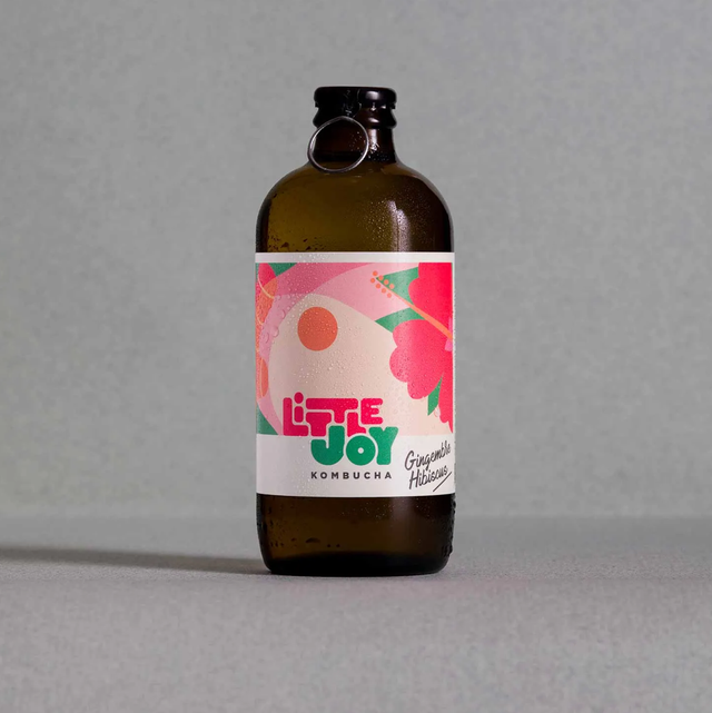 Kombucha Gingembre Hibiscus Bio - 33cl