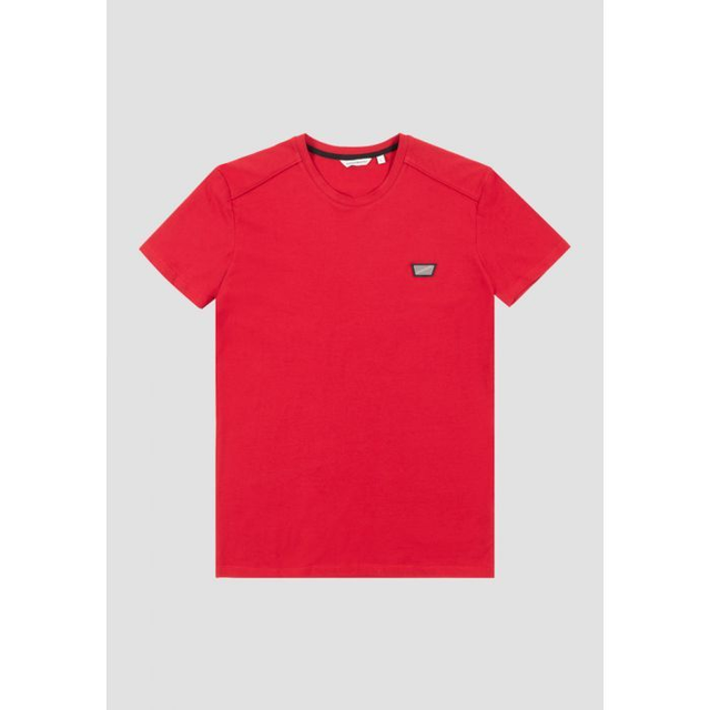 B7A29307 - T-SHIRT SUPER SLIM FIT IN COTONE ELASTICO