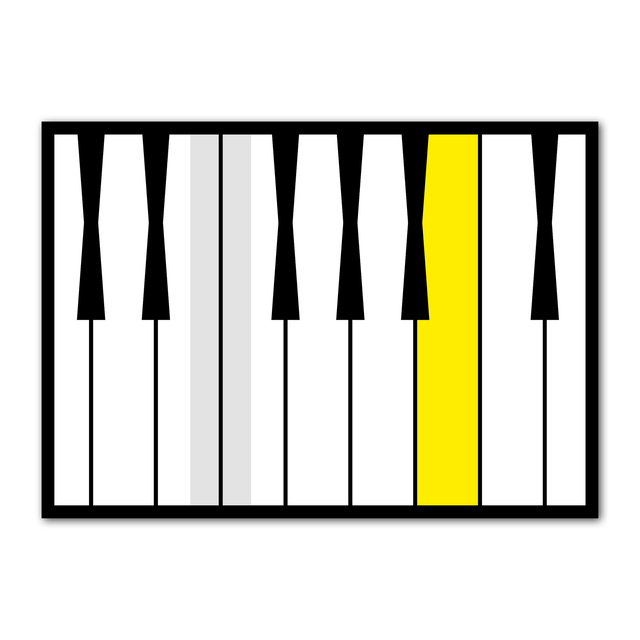 Piano - 090119 - Hony | Kunstdruck