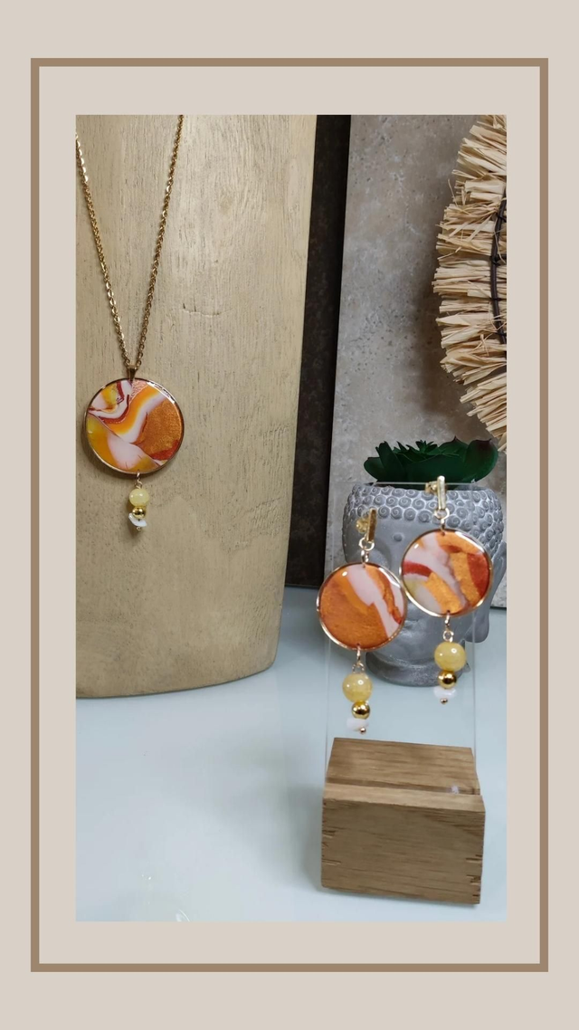 Parure sunset pop rond 