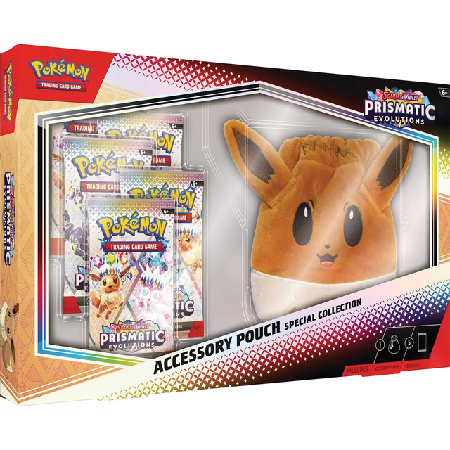 Pokemon TCG: Scarlet &amp; Violet 8.5 – Prismatic Evolutions - Accessory Pouch Special Collection