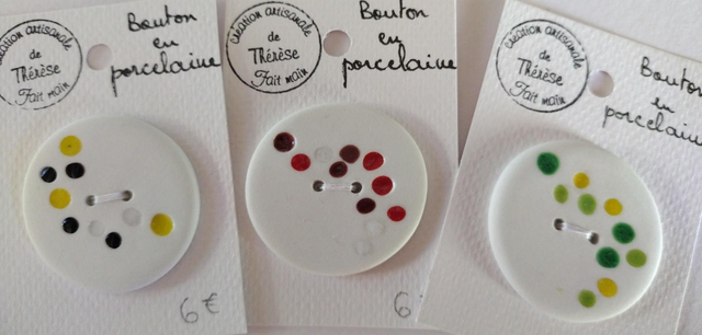 Bouton biscuit et verre 