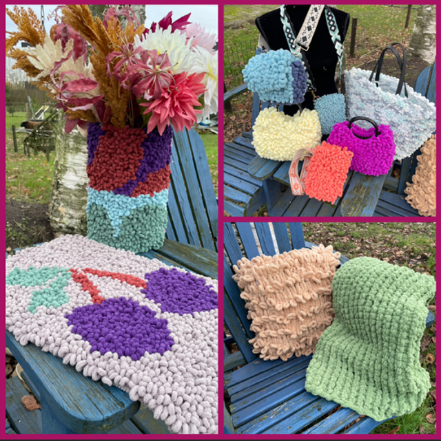 Workshop puffy fluffy tasjes & woonaccessoires