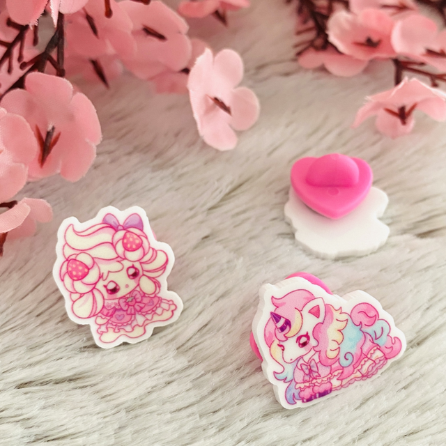💖 Lot 3 pins Pookies - Kawaii Lolita 💖