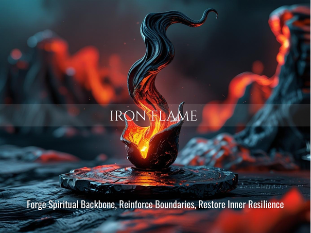 Iron Flame | Spiritual Backbone, Core Boundaries &amp; Resilience | Same Day Delivery
