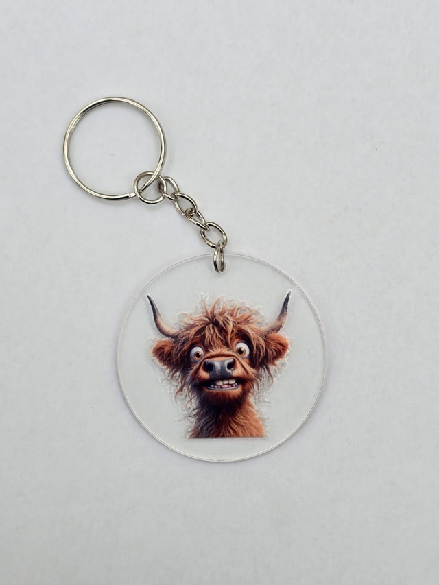 COW NUTTER KEYRING - ADROIT CREATIONS