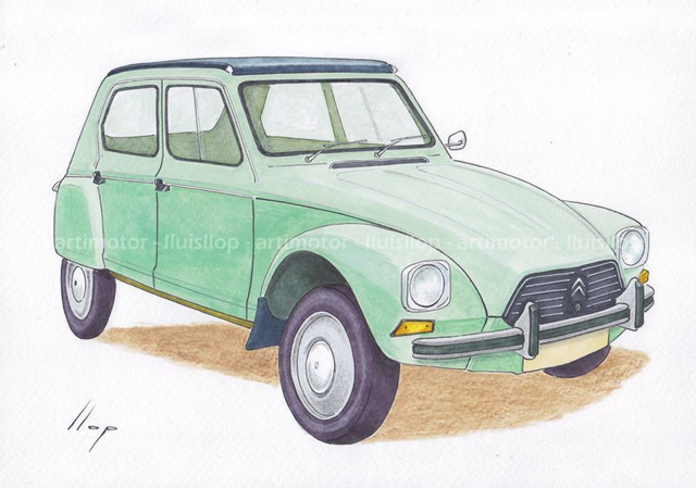 Artimotor onpaper CLASSICS 21x30 - Citroën Dyane