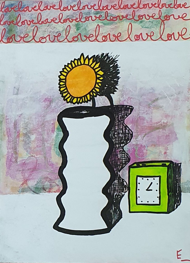 Love and flowers - time is flying