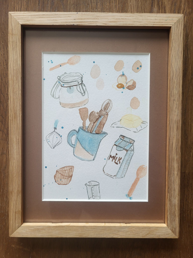 La préparation d&#039;un gâteau