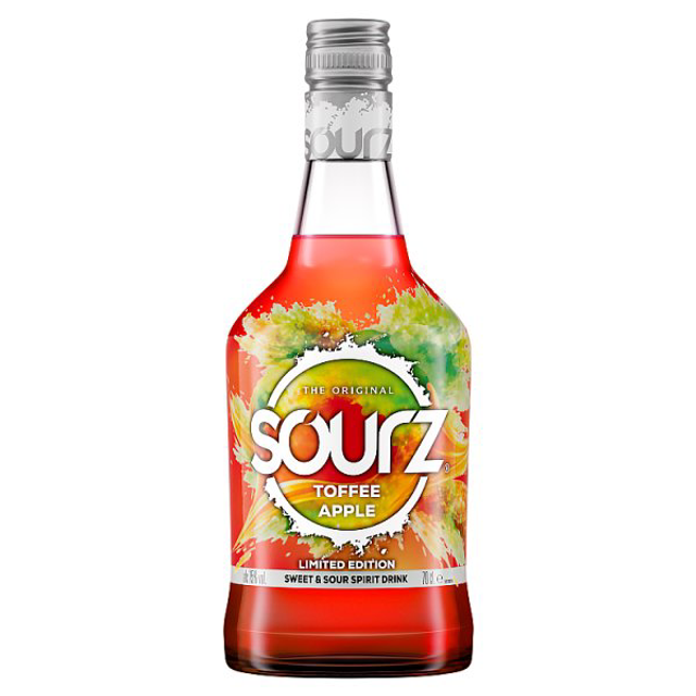 Sourz Toffee Apple Sweet & Sour Liqueur 70cl-15%ABV