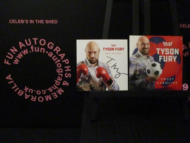 Tyson Fury - 'Sweet Caroline' Single + Authentic Autographed Single Insert Card (9)