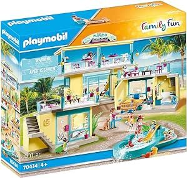 PLAYMOBIL Family Fun 70434 Hôtel de Plage Playmobil