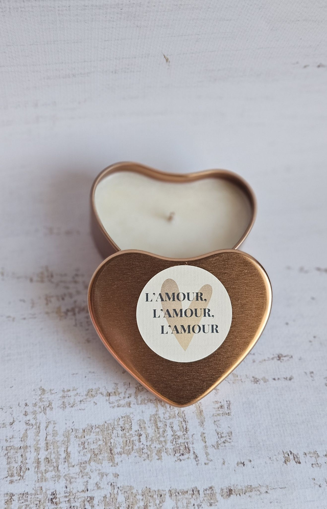 Passion Gingembre Bougie cœur 50gr